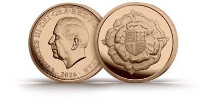 Sovereign 2026 'The Maklouf Masterpiece' Tudor Rose Gold Proof Quarter Sovereign