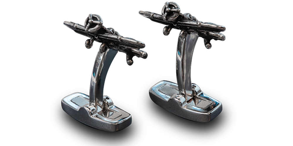 Handcrafted Spitfire Cufflinks
