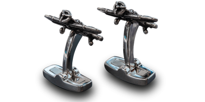Handcrafted Spitfire Cufflinks