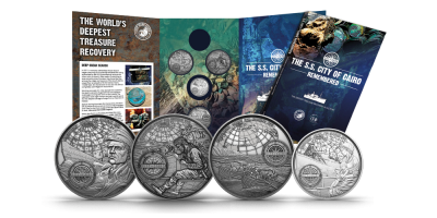 The SS City of Cairo Remembered Silver Layered Coin Set