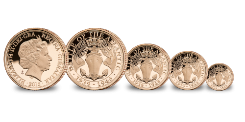 The Battle of Atlantic Sovereign Gold Coin The Battle of Atlantic Sovereign Gold Coin