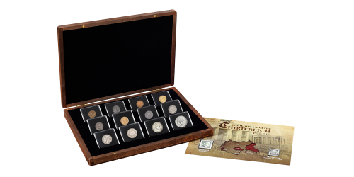 The Third Reich Coin and Stamps Set Complete Presentation Box The Third Reich Coin and Stamps Set Complete Presentation Box