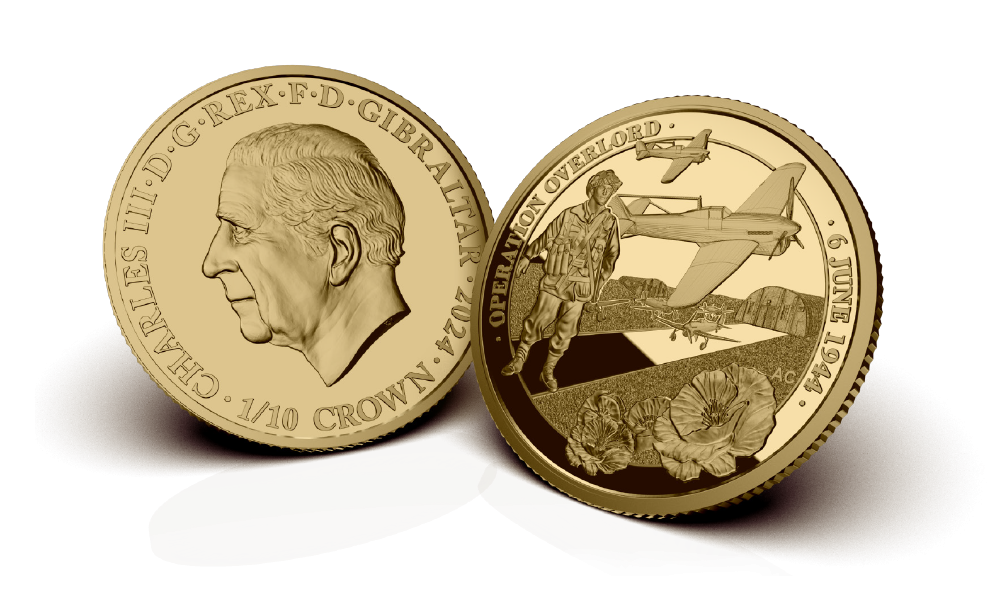 D-Day 80: Air Pure Gold Coin