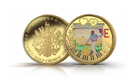 The Official Elton John Gold Layered Coin