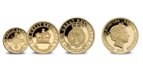 Great Recoinage Fractional Gold Guinea Complete Set Great Recoinage Fractional Gold Guinea Complete Set