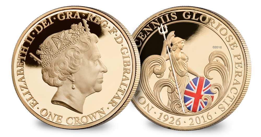 Britannia One Crown Reverse With Edge Britannia One Crown Reverse With Edge