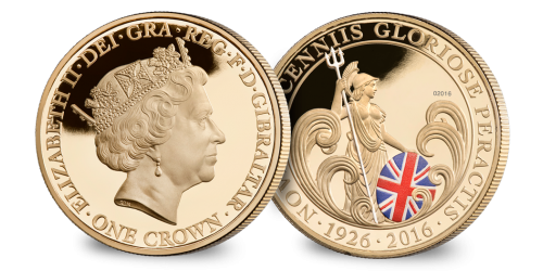 What is on the reverse of a Queen Elizabeth II gold coin?