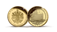   Titanic Ship of Dreams base metal layered in fairmined gold