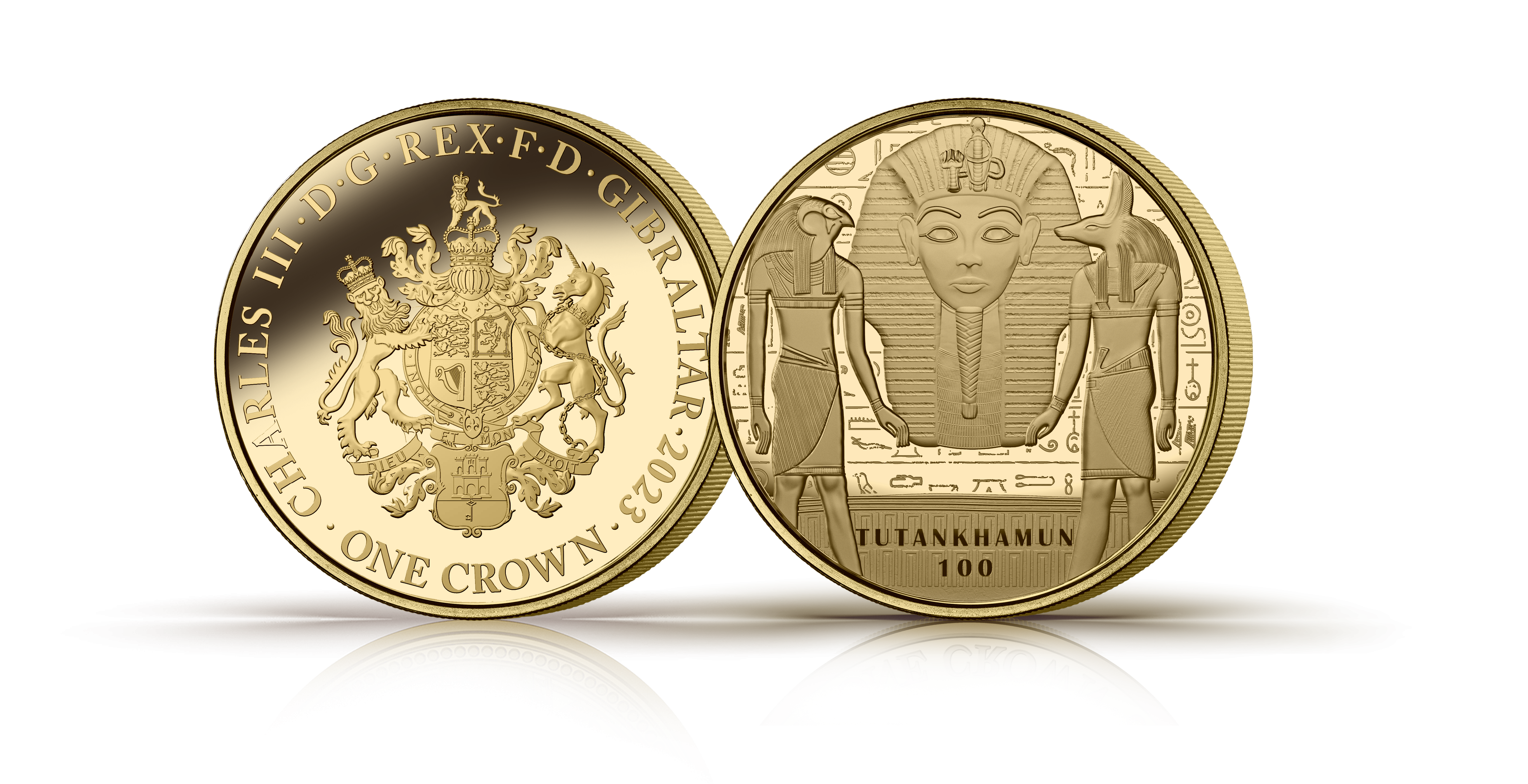 Tutankhamun 100 ‘The Mask’ Gold Layered Coin