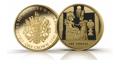 Treasures of a Golden Pharaoh - 'The Royal Throne of Tutankhamun' Gold Layered Coi