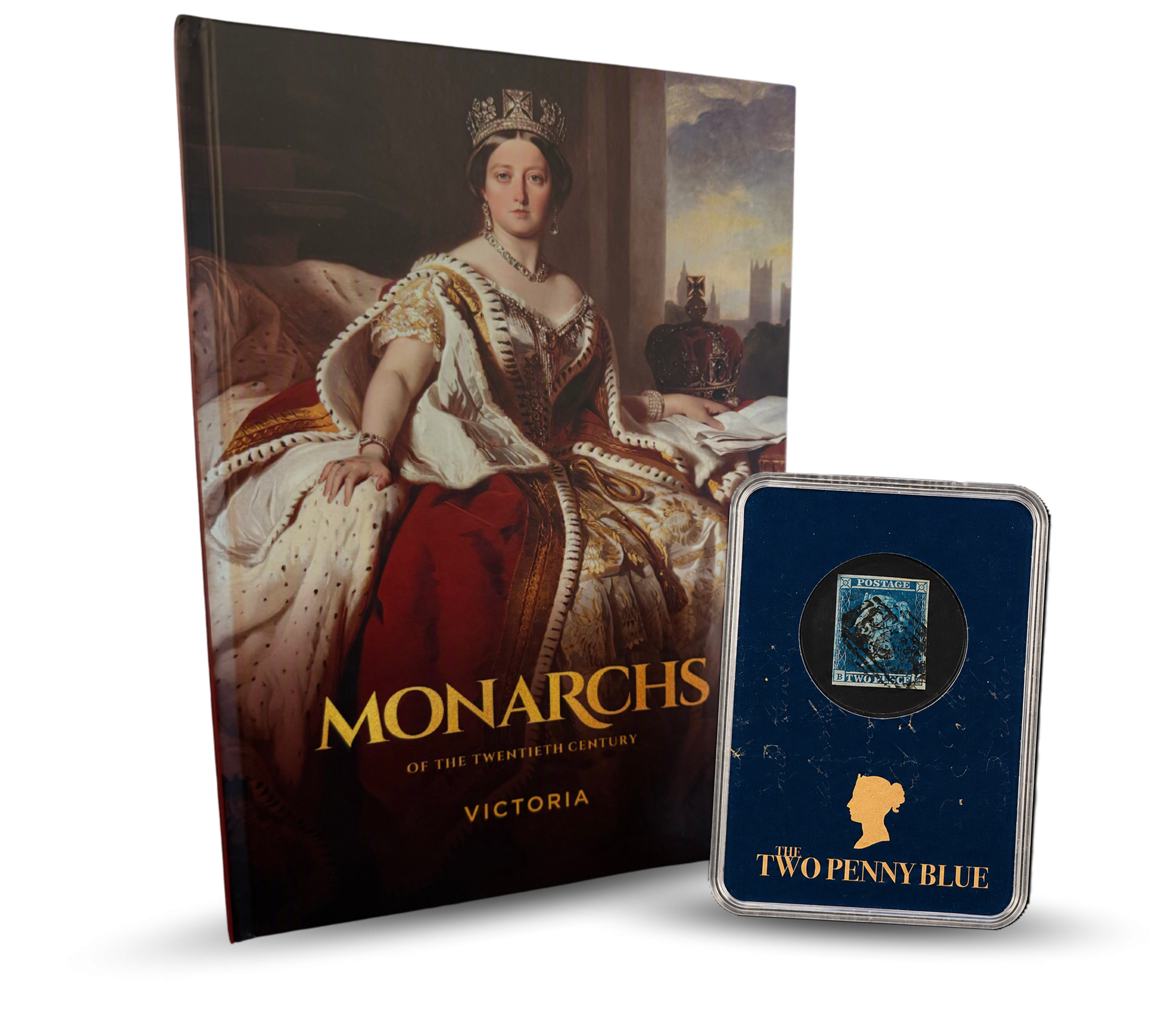   The Two Penny Blue Stamp and Book