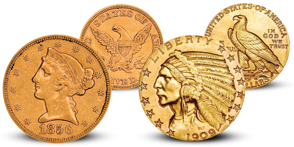 The Liberty Head & Indian Head Half Eagle Set The Liberty Head & Indian Head Half Eagle Set