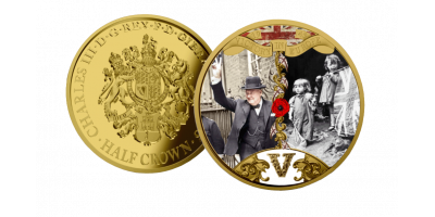 The 80th Anniversary of VE Day 'Victory & Void' Gold Layered Coin