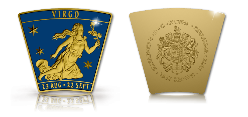Zodiac Virgo Star Sign Coin Zodiac Virgo Star Sign Coin