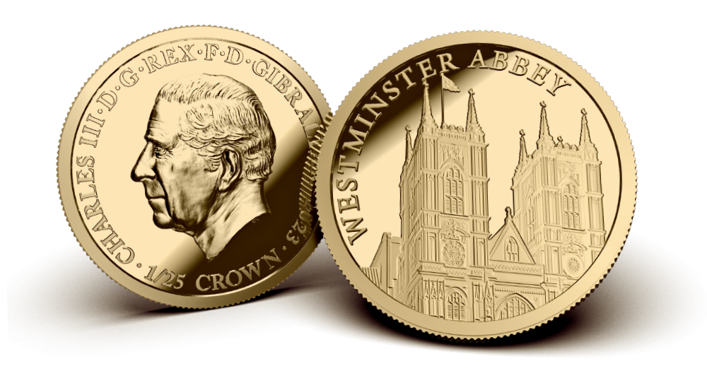   Westminster Abbey small gold coin