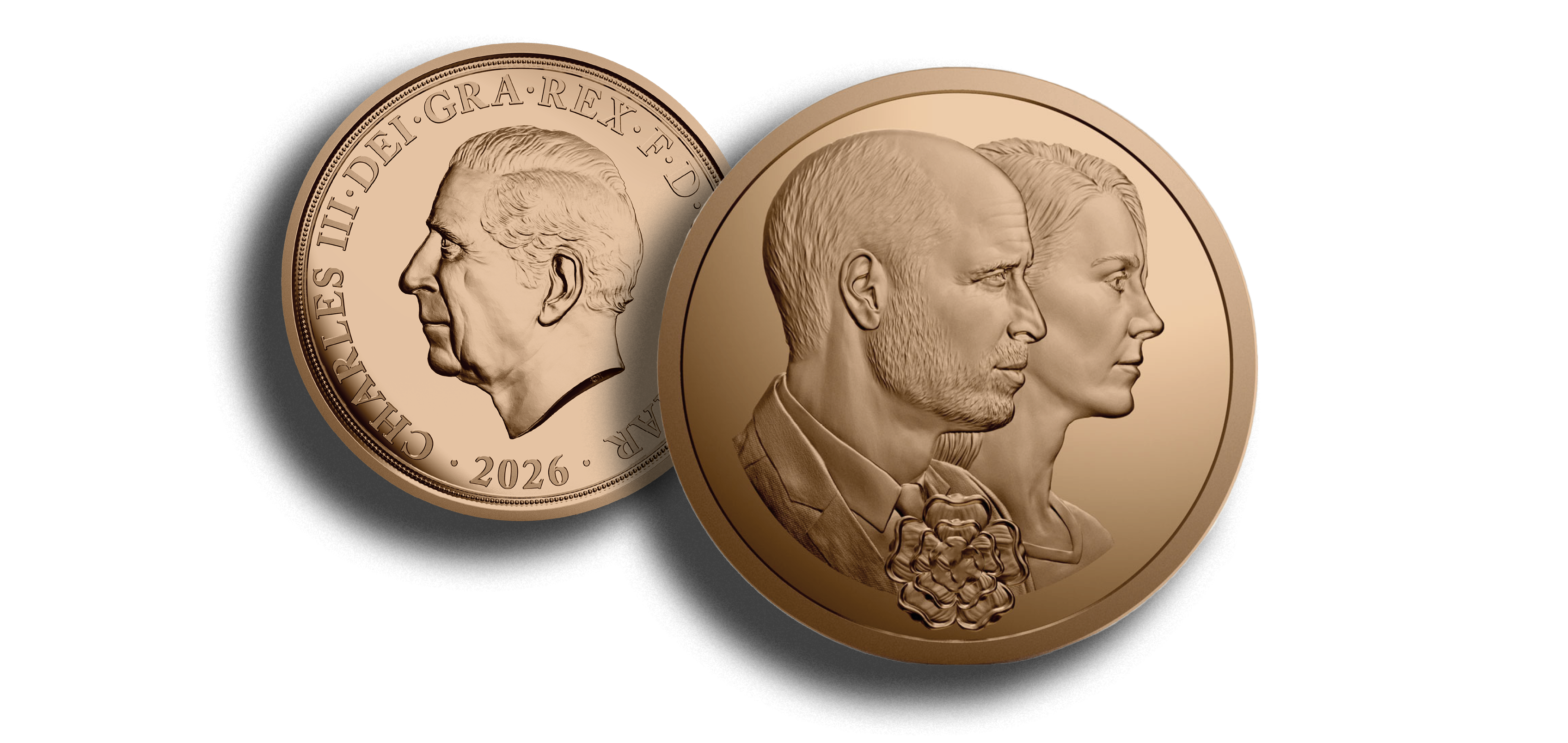  William and Catherine 15th Wedding Anniversary Gold Quarter Sovereign