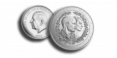 William & Catherine's 15th Wedding Anniversary Quintuple Silver Sovereign 