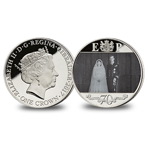 Platinum Wedding Anniversary Coin